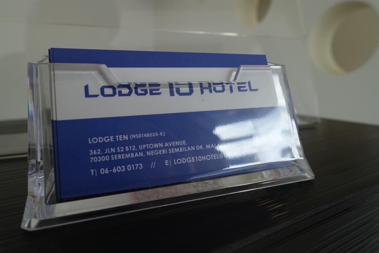 Lodge 10 Hotel Seremban Exterior foto